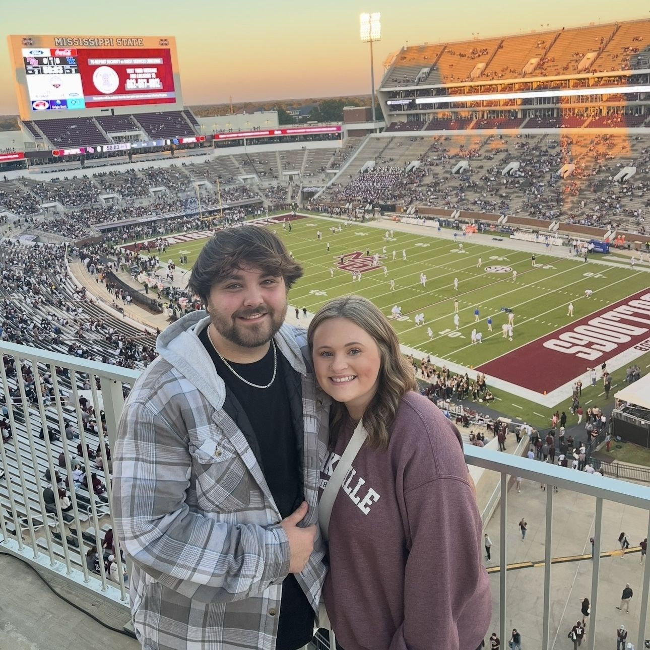 Our first game together in Davis Wade Stadium - Many more to come