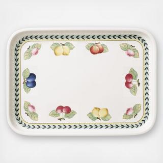 French Garden Rectangular Serving Plate/Lid