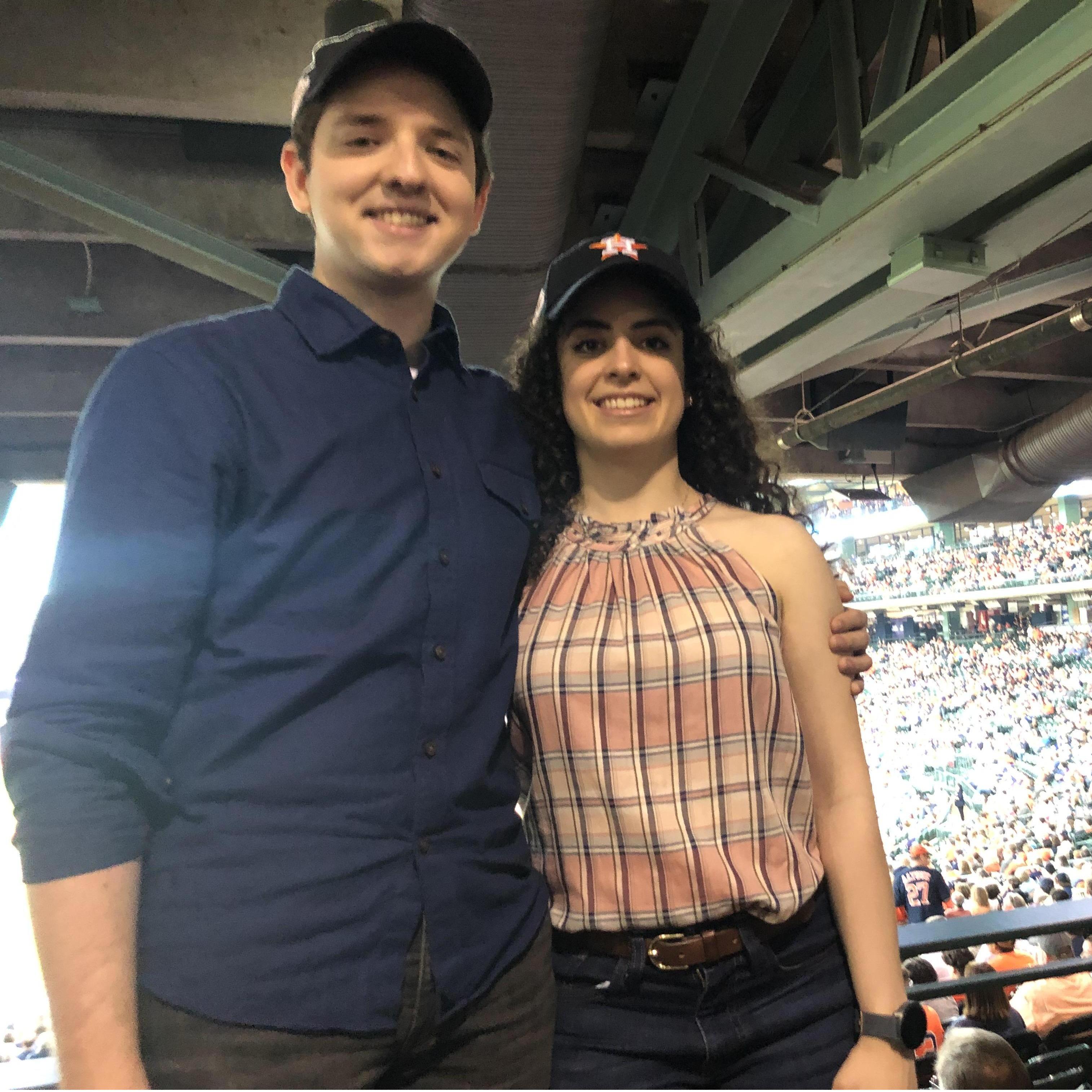 Supporting our Houston's baseball team, Astros. Go Astros!!