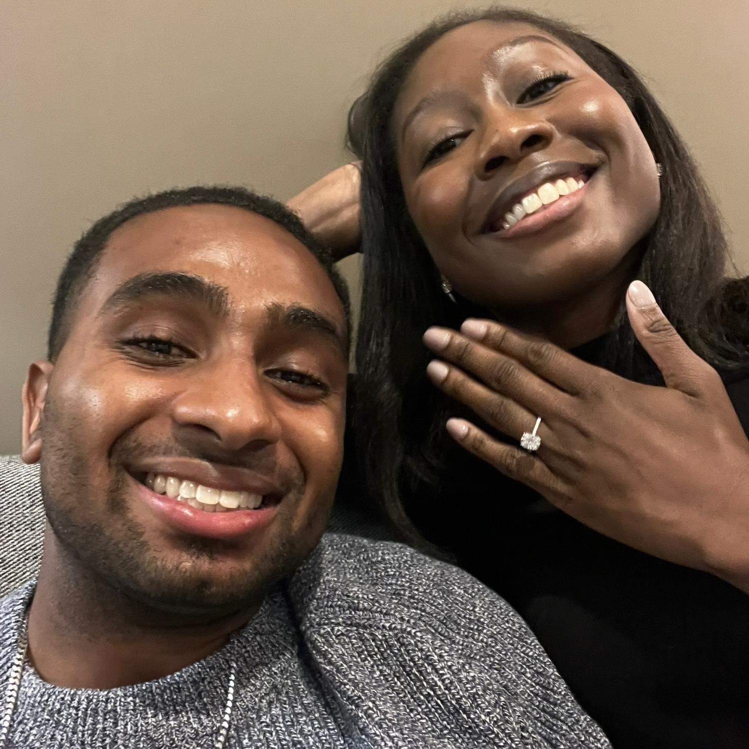 The night we got engaged 💍