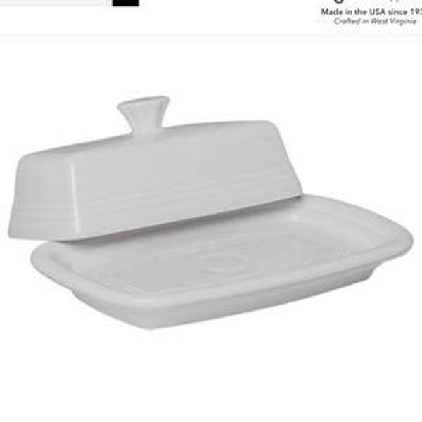 Extra Large Covered Butter Dish 8 1/8 Inch x 5 1/8 Inch