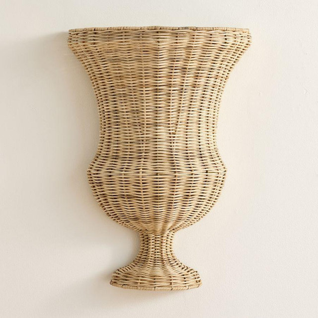 Lila Woven Wall Vase 16X8X22