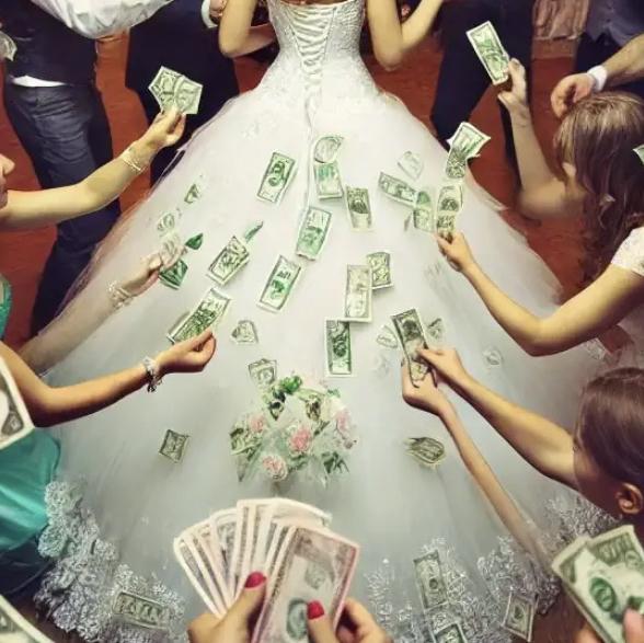 Money only. No gifts. Honeymoon fund