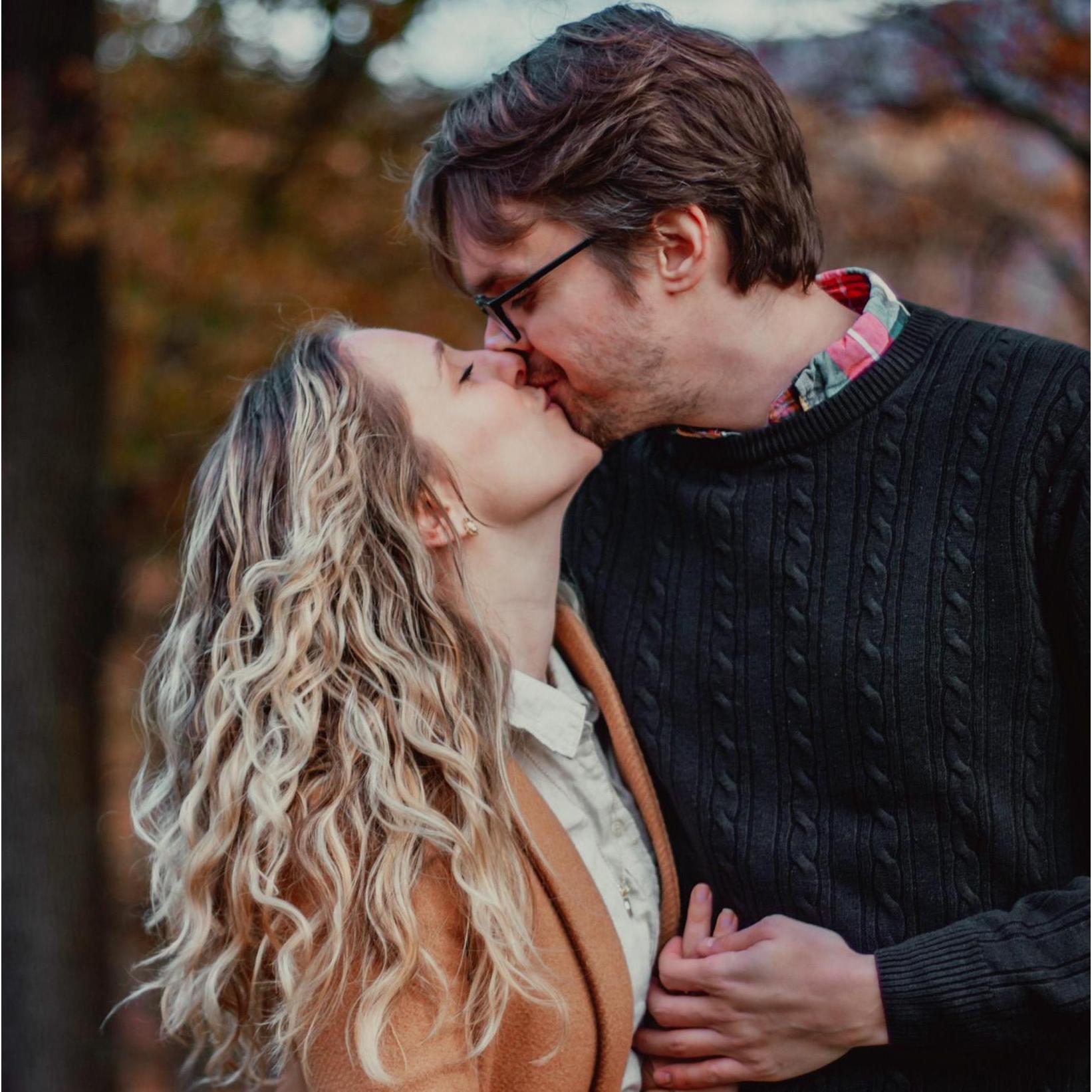 Engagement photos taken by Michael Brown at Storm King Arts Center