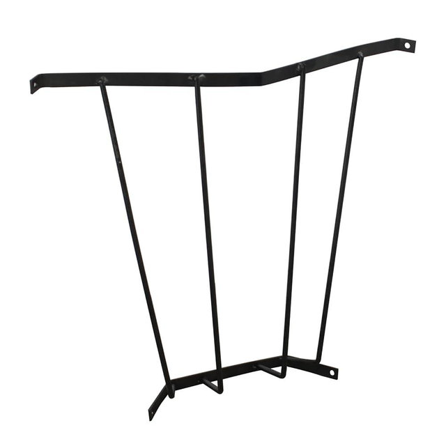SGOLAN Corner Hay Rack Carbon Steel Hay Feeder Blanket Holder 23.3 x 13.2 x 21.7In Wall Mounted Hay Rack Hay Feeder for Horses Goats Farm Indoor and Outdoor Use
