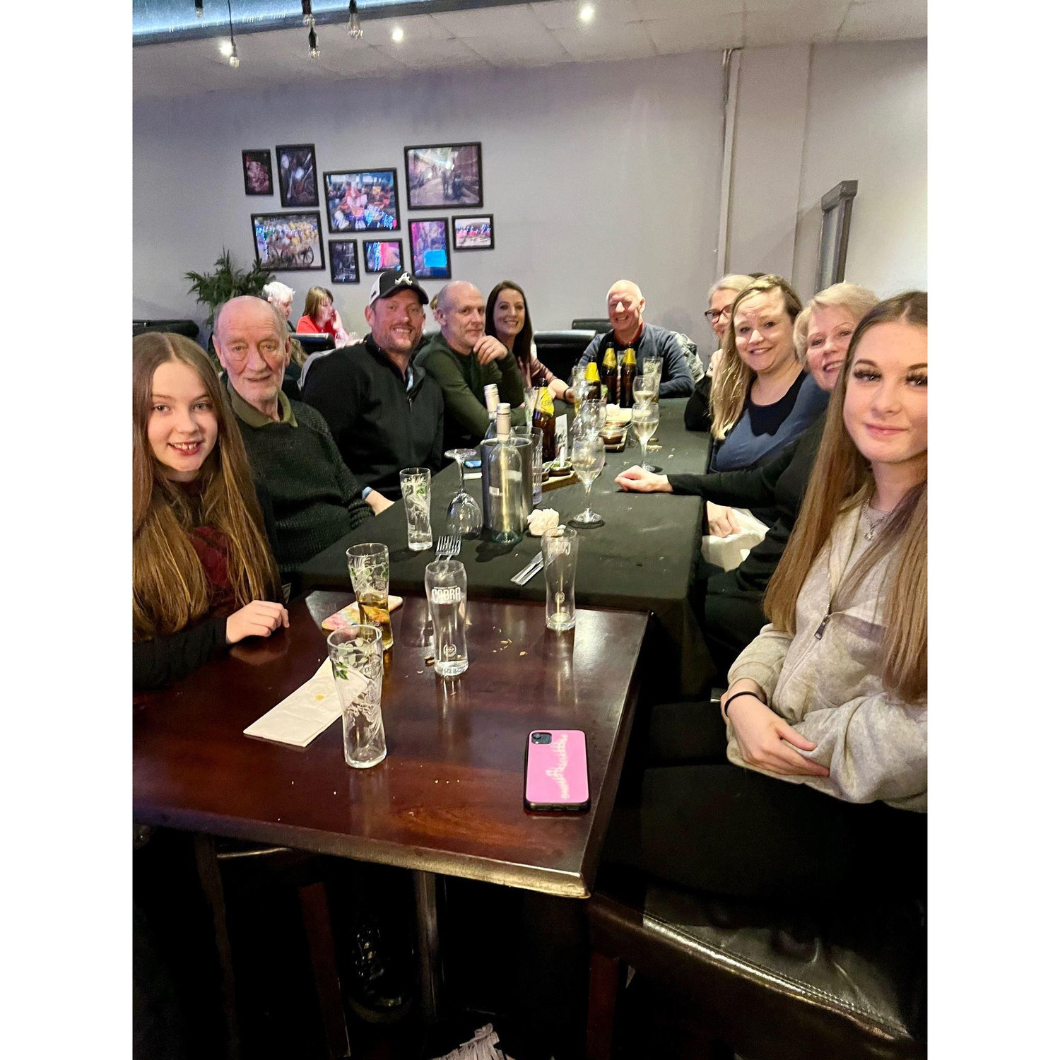 Ian's Family dinner in Scotland