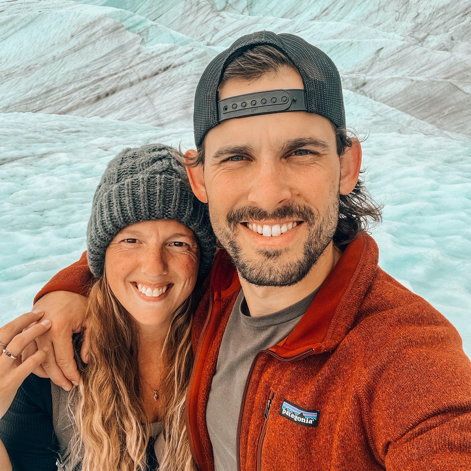 Our first time ice climbing in Alaska