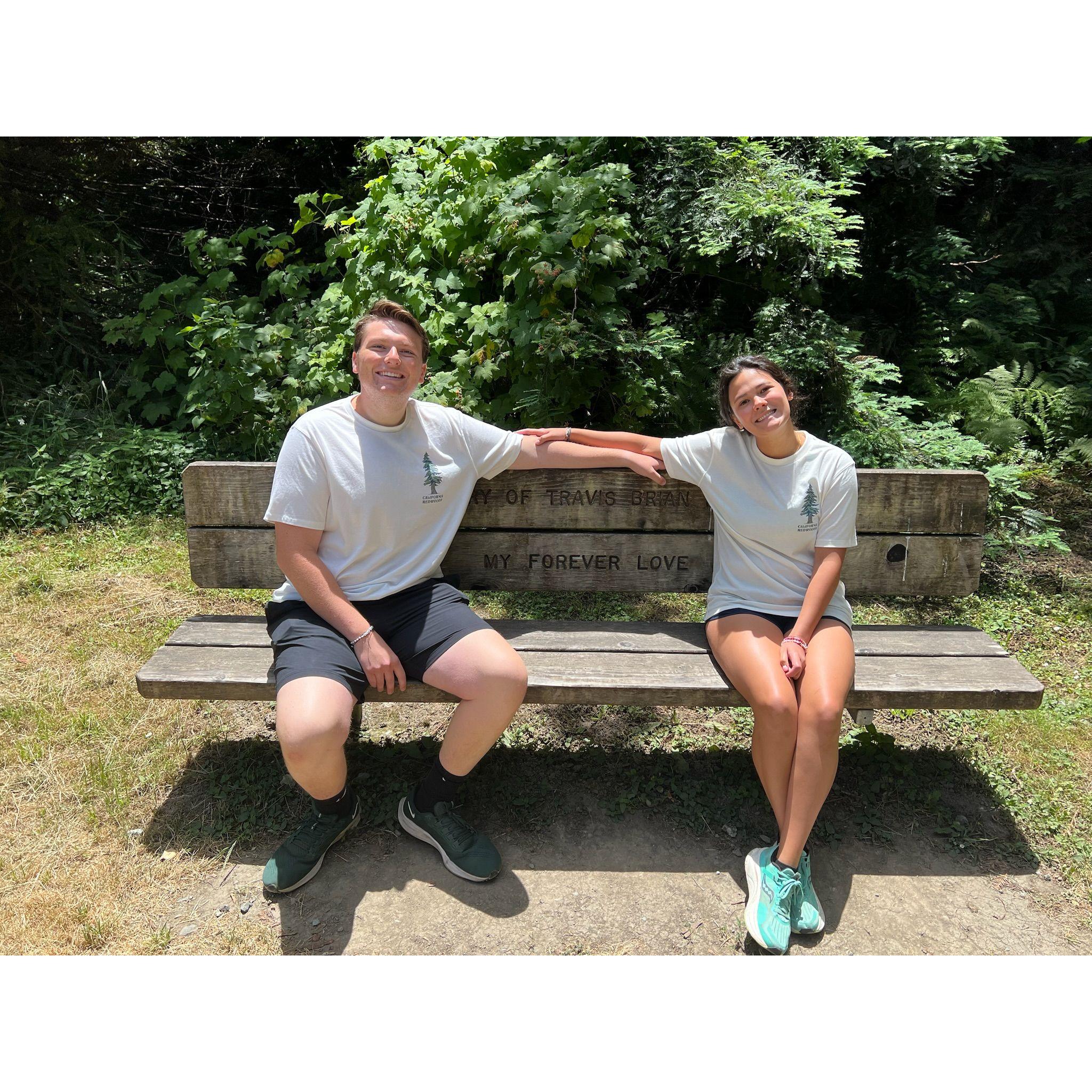 The day before we got engaged!