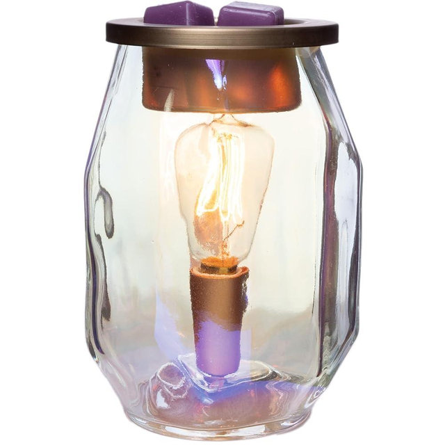 Scentsationals Wax Melt Warmer, Wax Warmer for Scented Wax Melts - Edison Collection Marcone - Candle Wax Melter for Fragrance Cubes and Tarts