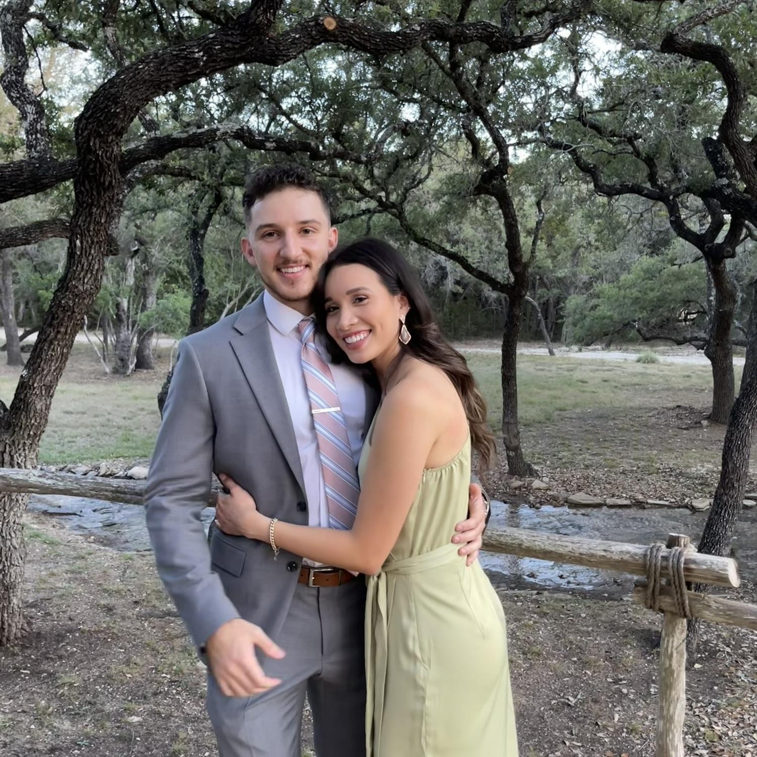 Our first wedding together 🤍