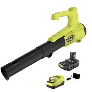ONE+ 18V 90 MPH 250 CFM Cordless Battery Leaf Blower/Sweeper with 2.0 Ah Battery and Charger