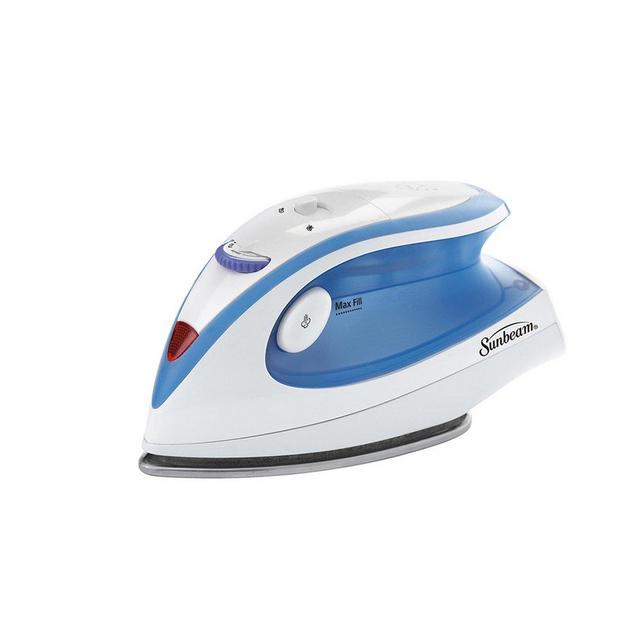 Sunbeam Hot-2-Trot 800 Watt Compact Non-Stick Soleplate Travel Iron, GCSBTR-100-000