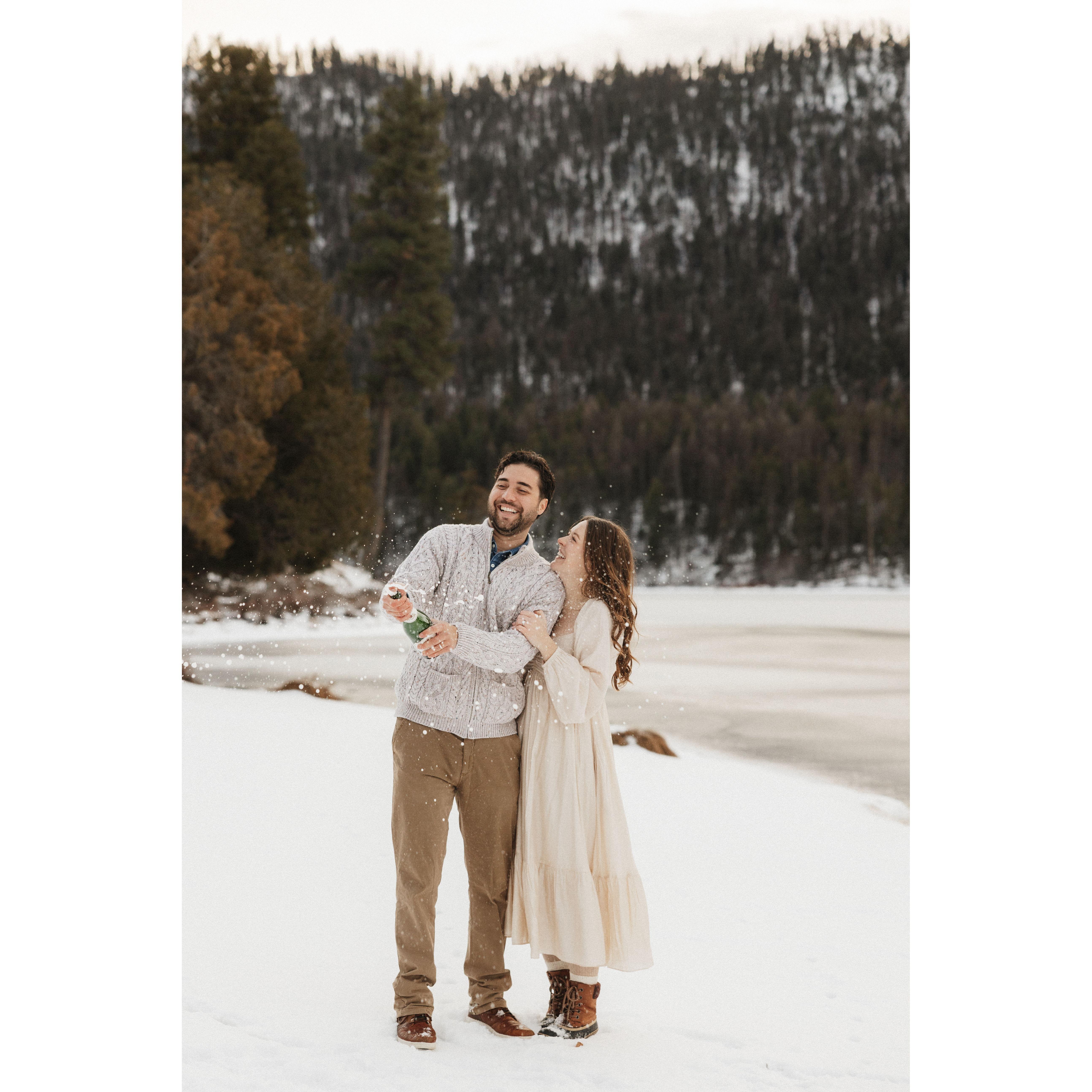 We celebrated our engagement with family and friends in Montana for Christmas 2024. We can't wait to see you all in Big Sky Country in August 2025!