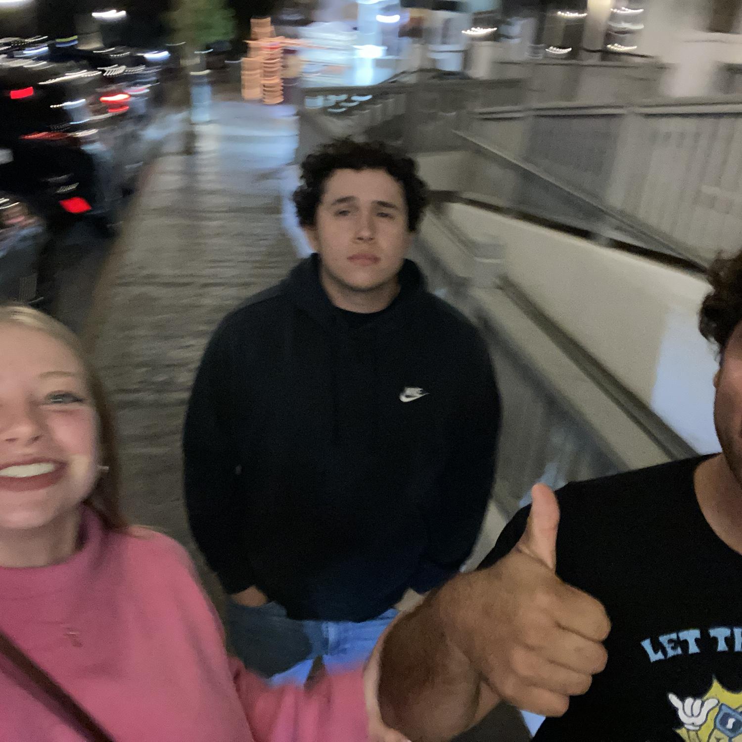 Trying to make Julius smile for a picture