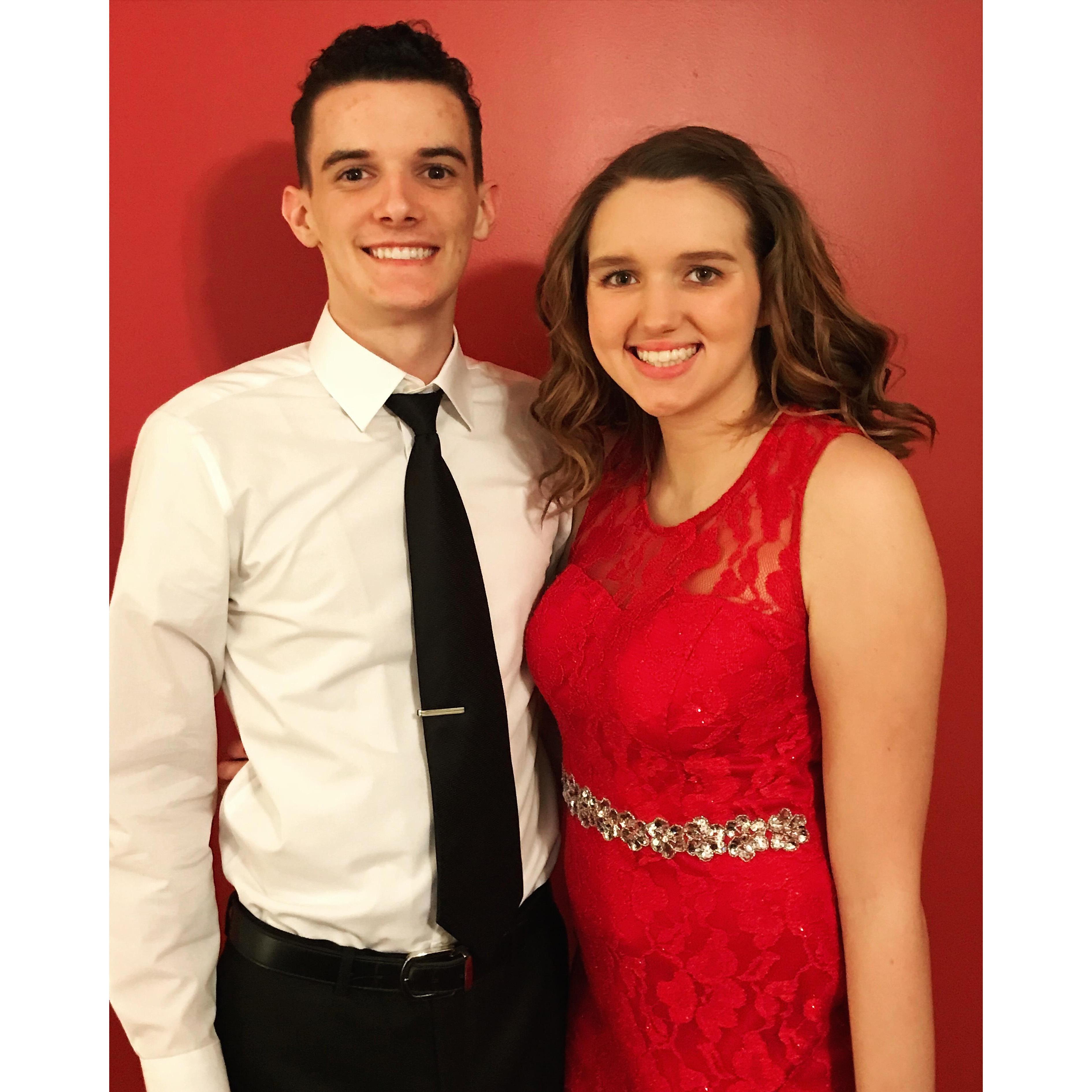 One of the many high school dances.