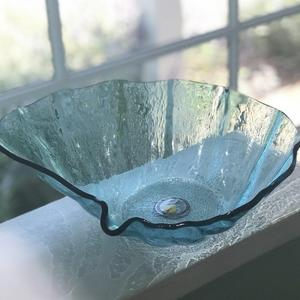 AnnieGlass Ultramarine Shell Bowl