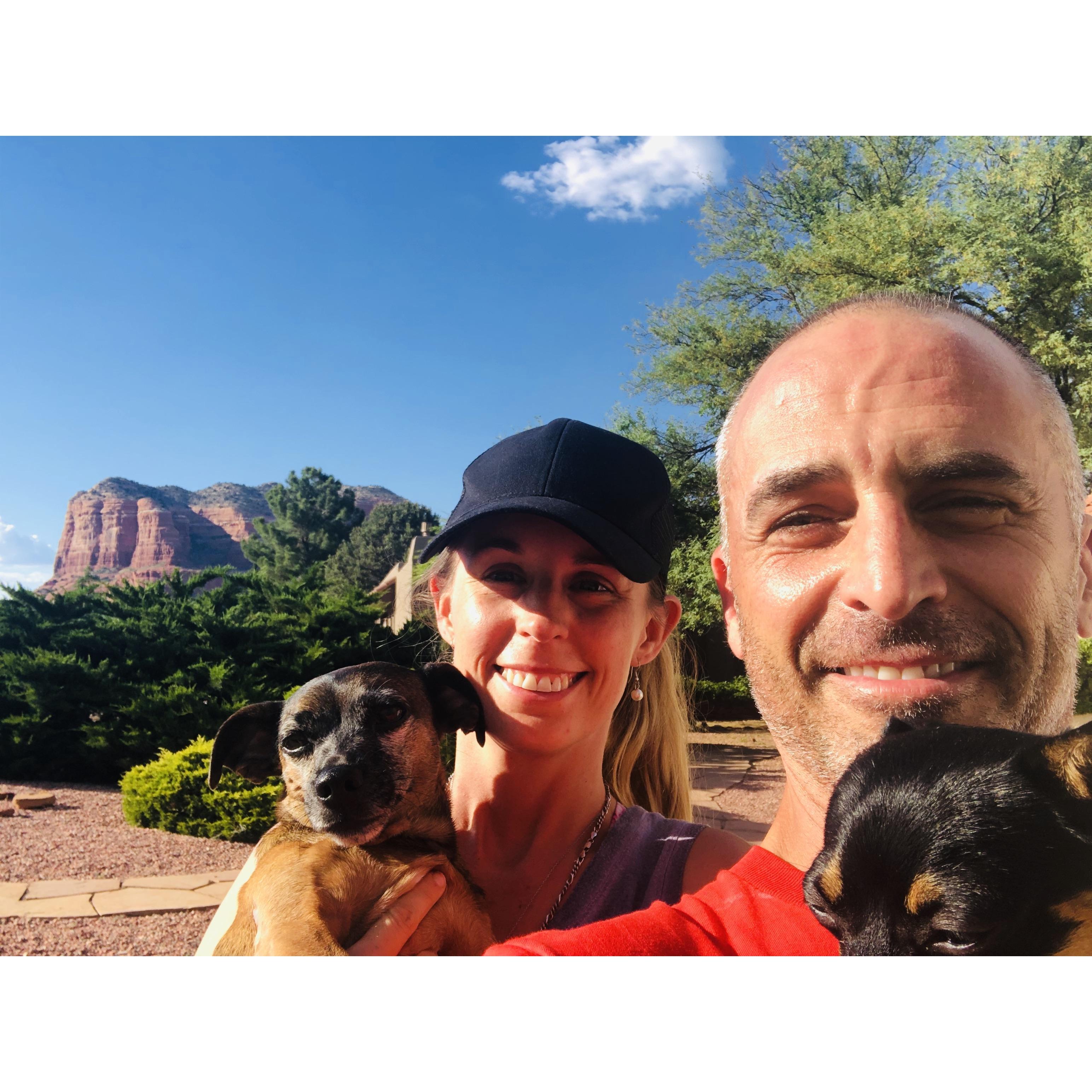 Our 1st day at our new home in Sedona