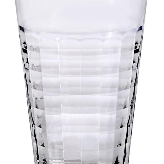 Duralex Prisme Clear Tempered Glass, 17.75 oz (pack of 6)