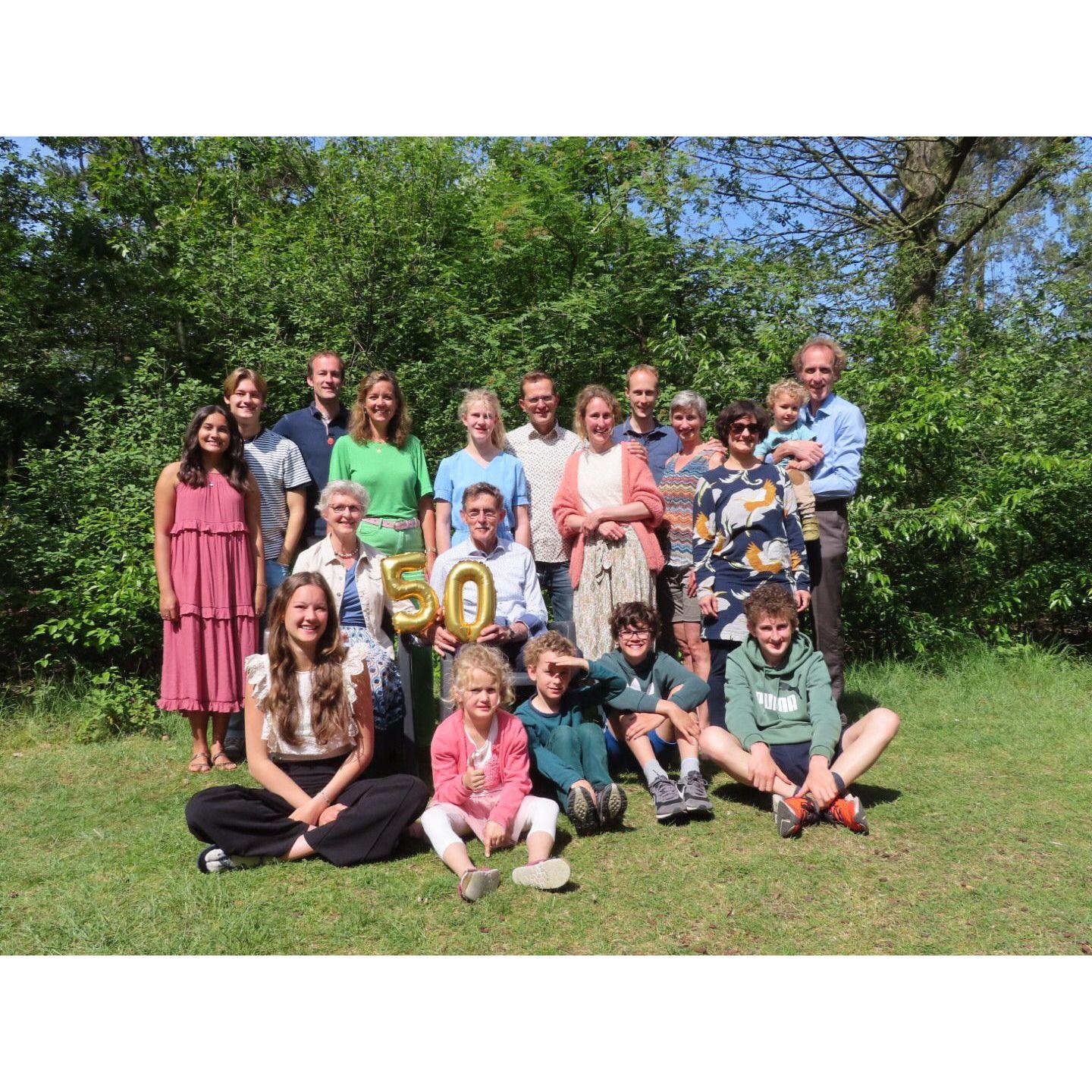 Met the lovely Van De Woestijne family.
De lieve van de Woestijne familie ontmoet.