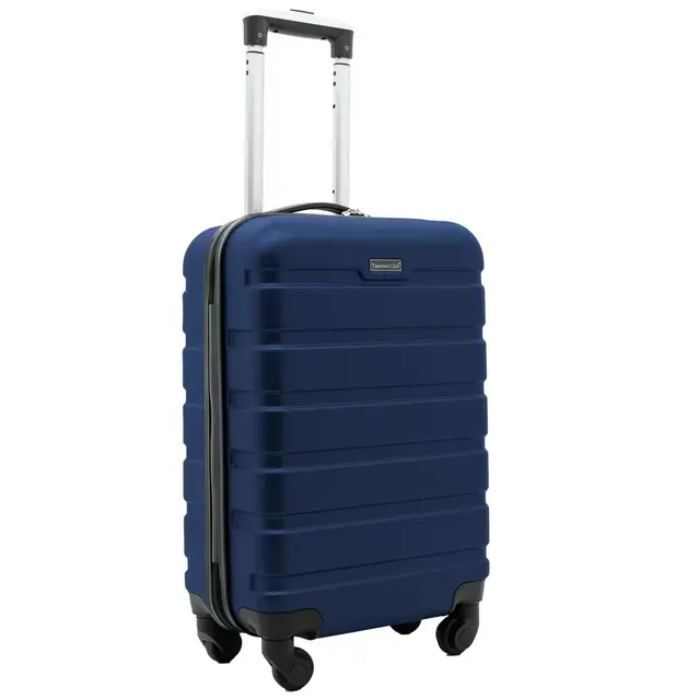 Traveler's Club® Luggage 20-Inch Hardside Spinner Carry On Suitcase in Navy