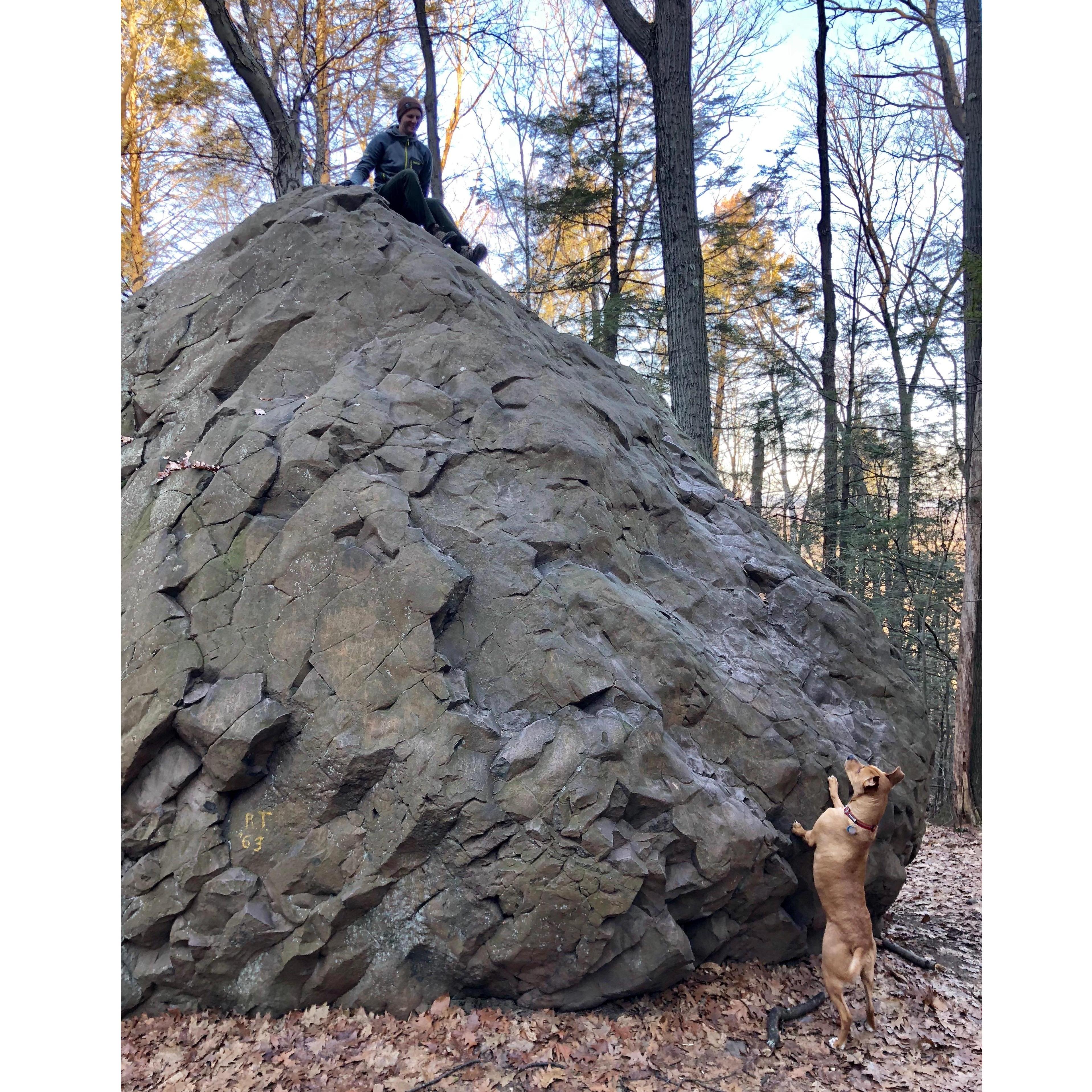 The first hike we took! 2.17.18 aka "first date"