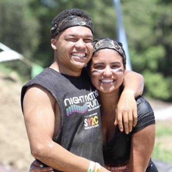 Despite Austin being way more athletically inclined, we managed to get through our first mud run.