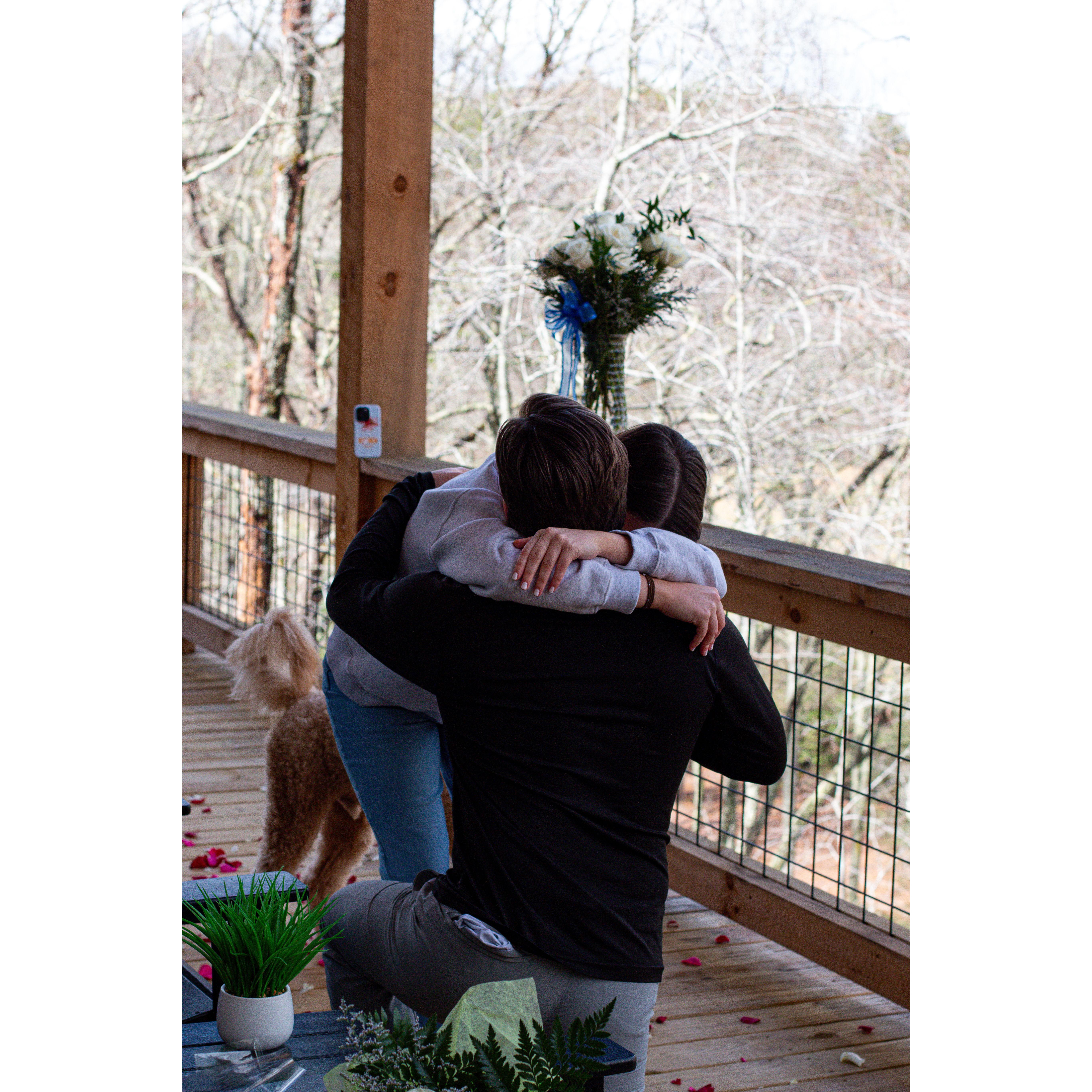 March 2024: Jackson proposes!