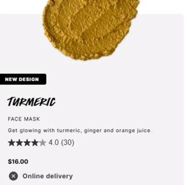 Turmeric Fresh Face Mask | LUSH