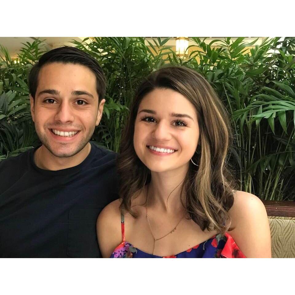 this pic was taken the morning after we got engaged - nick planned a whole weekend for our friends and family to celebrate with us!