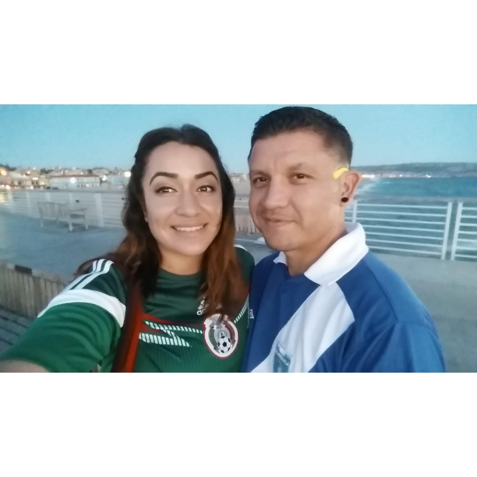 Mexico vs Guatemala at Hermosa Beach Pier