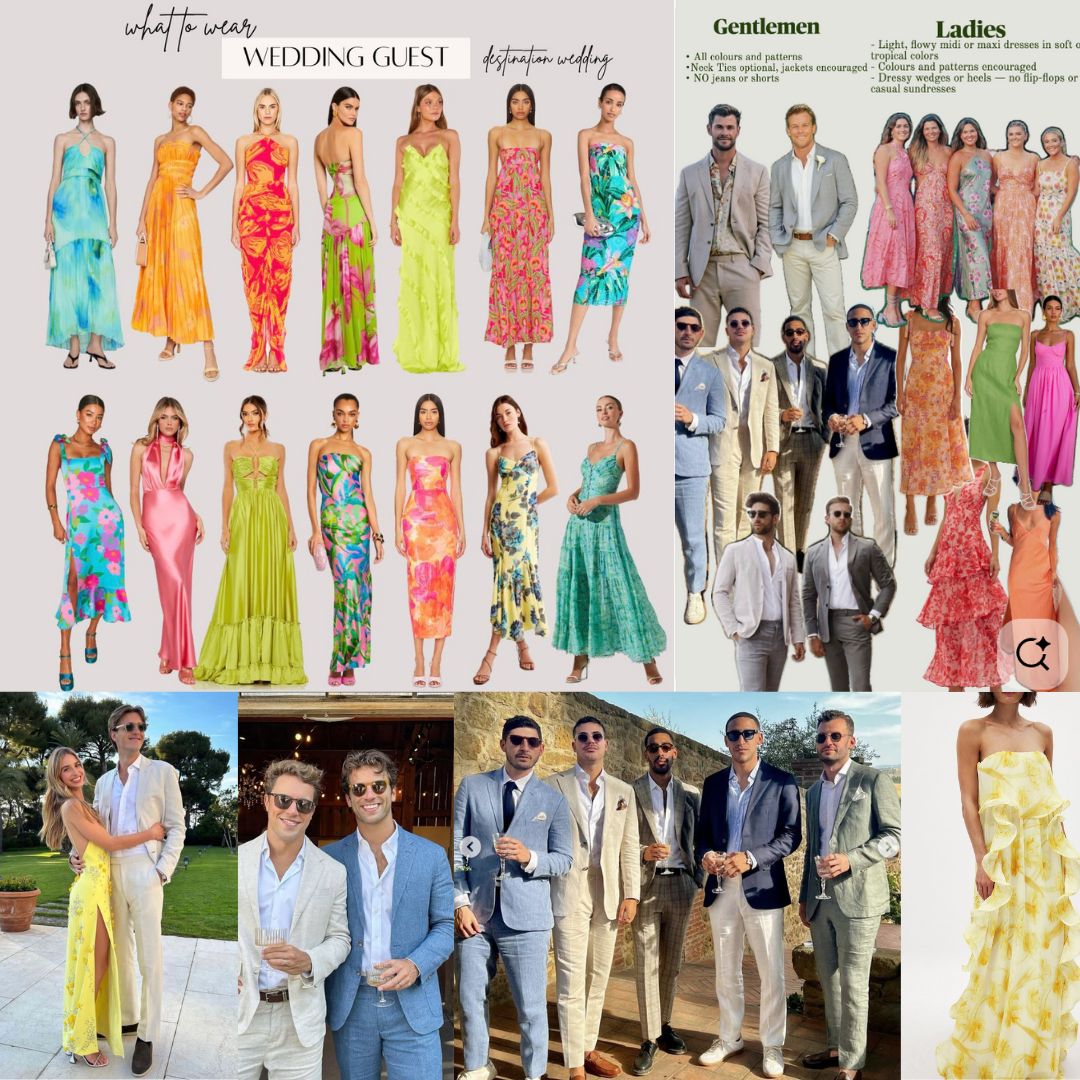 Wedding guest attire inspiration!