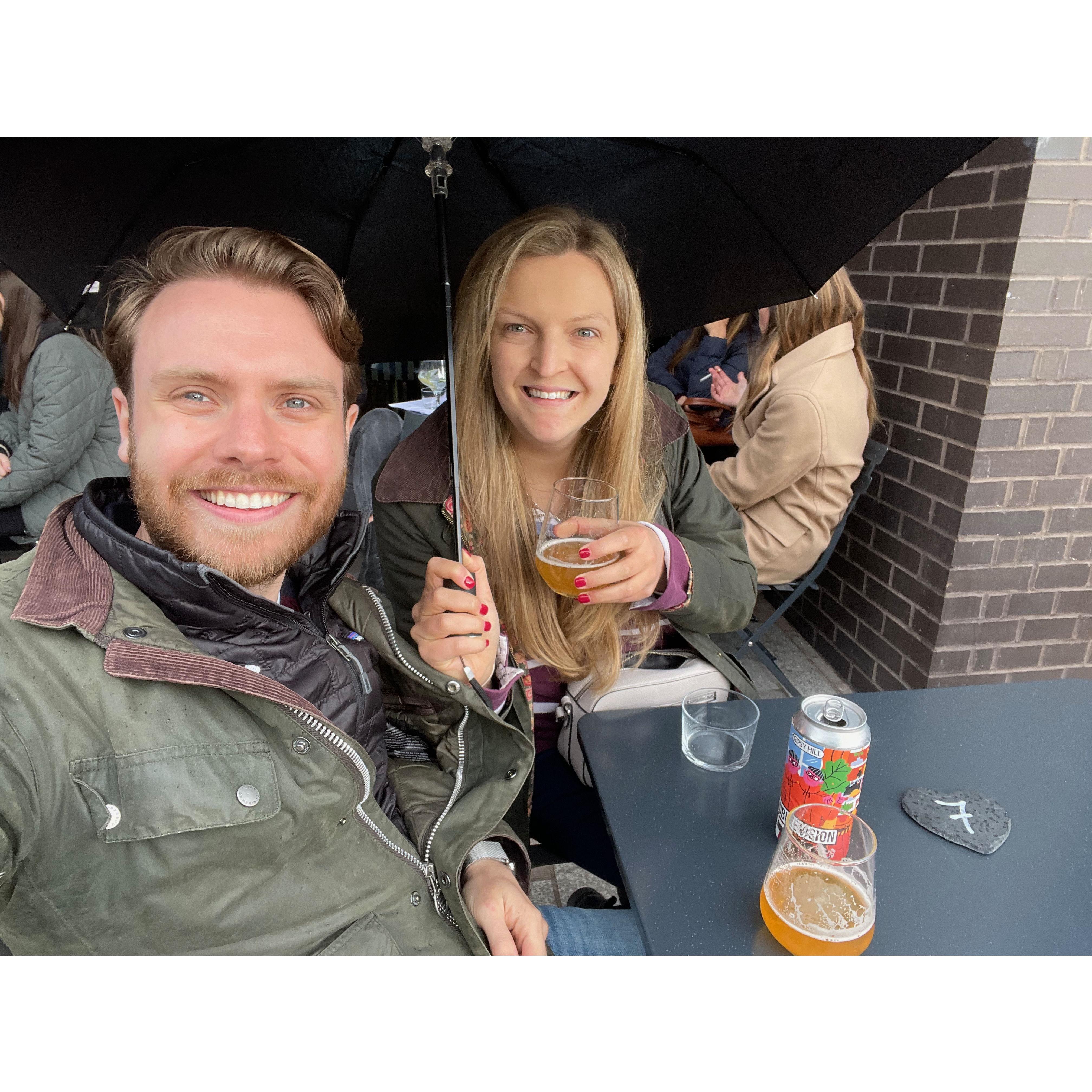 Pre-football craft beer