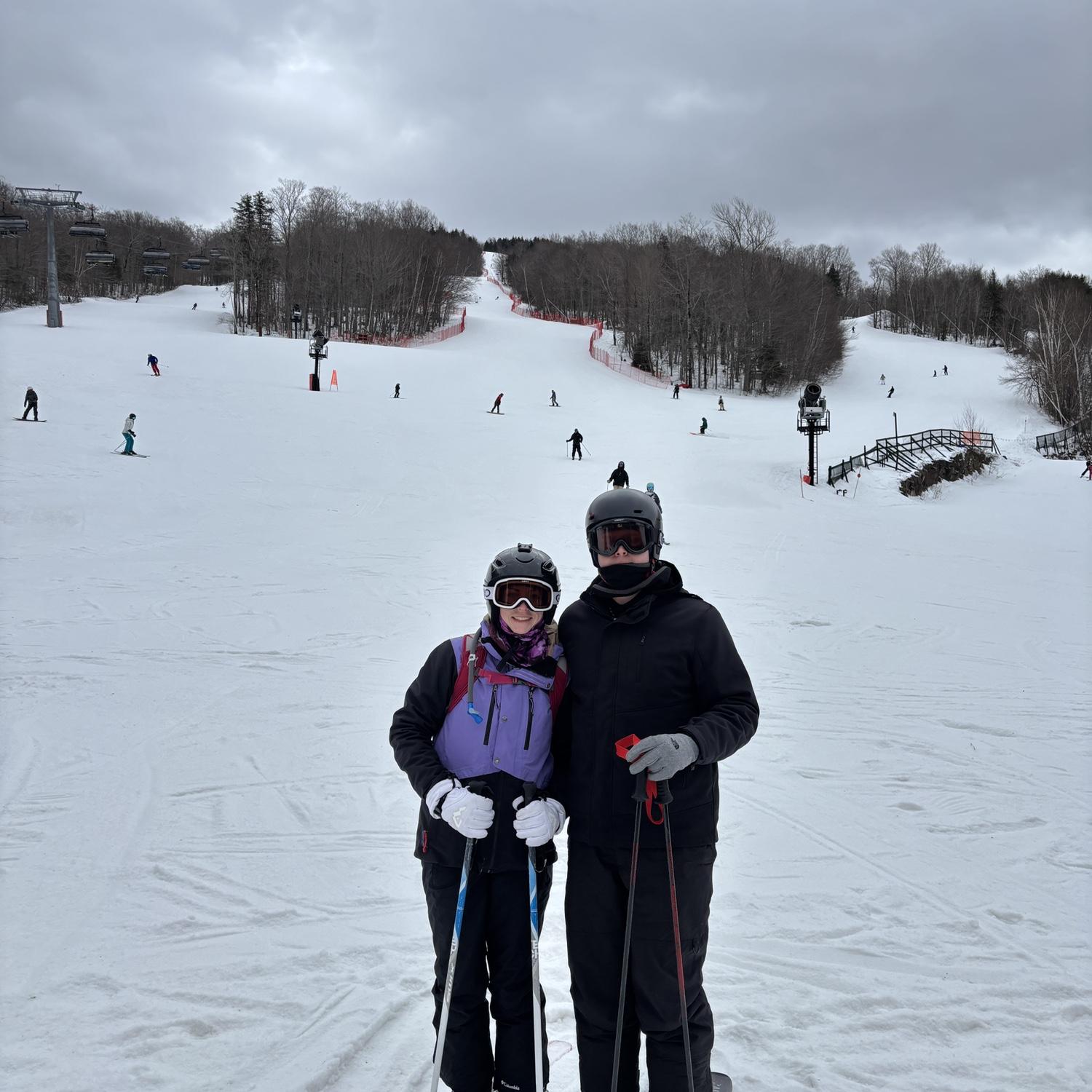 Craig’s first time skiing 2025
