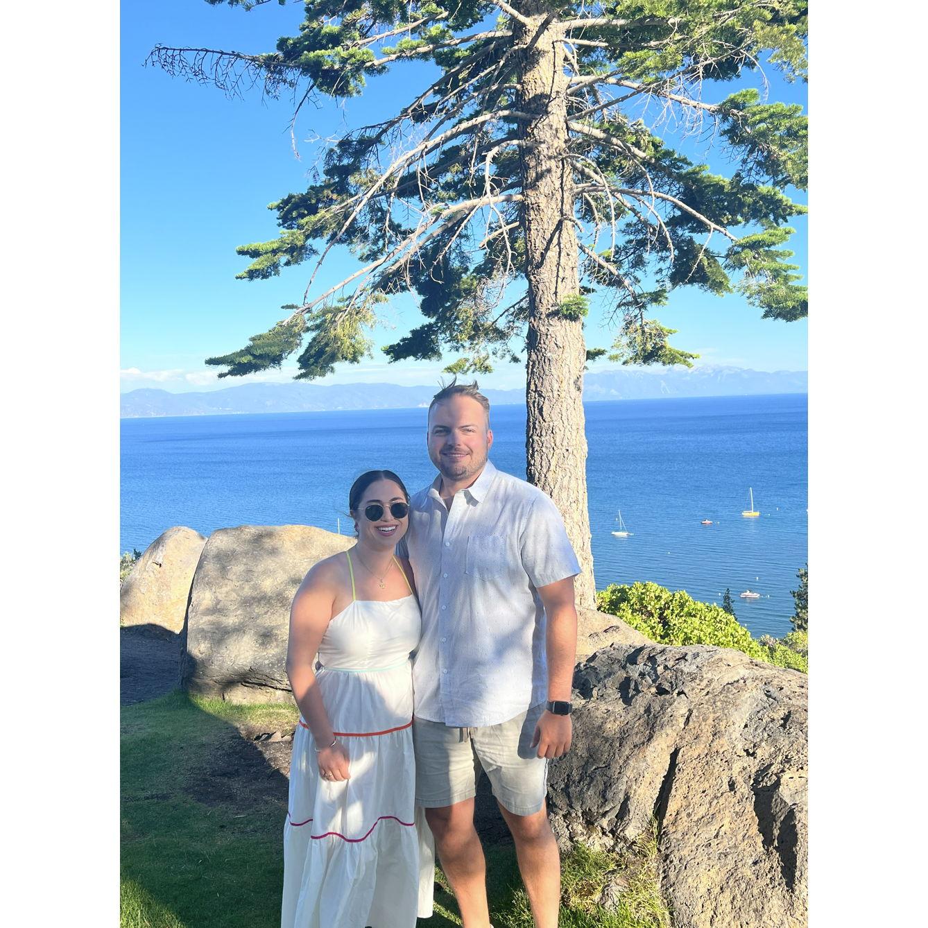 Views of Lake Tahoe before dinner 2022