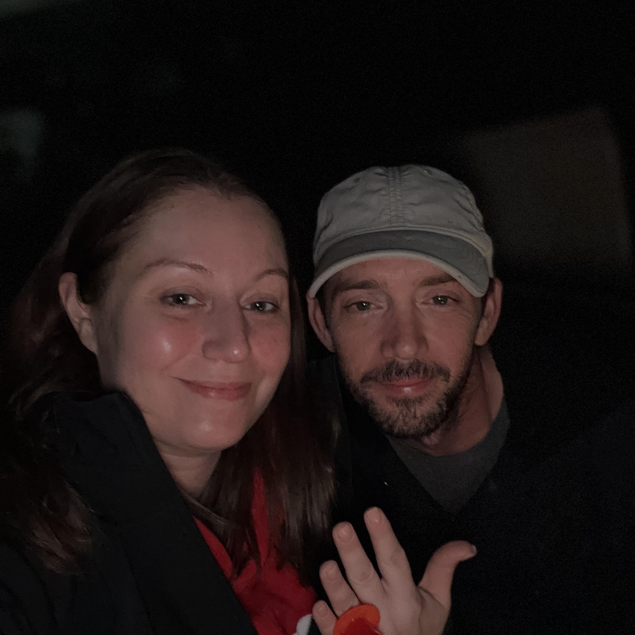 Engaged on New Year's Eve with a Ring Pop!