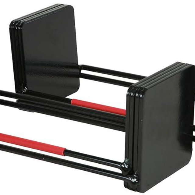 PowerBlock Elite EXP 70-90 lb. Dumbbell Kit, Stage 3 Expansion Kit, Only Compatible After Stage 1 & Stage 2 Adjustable Dumbbells Purchase, Durable Steel, Innovative Workout Equipment Black