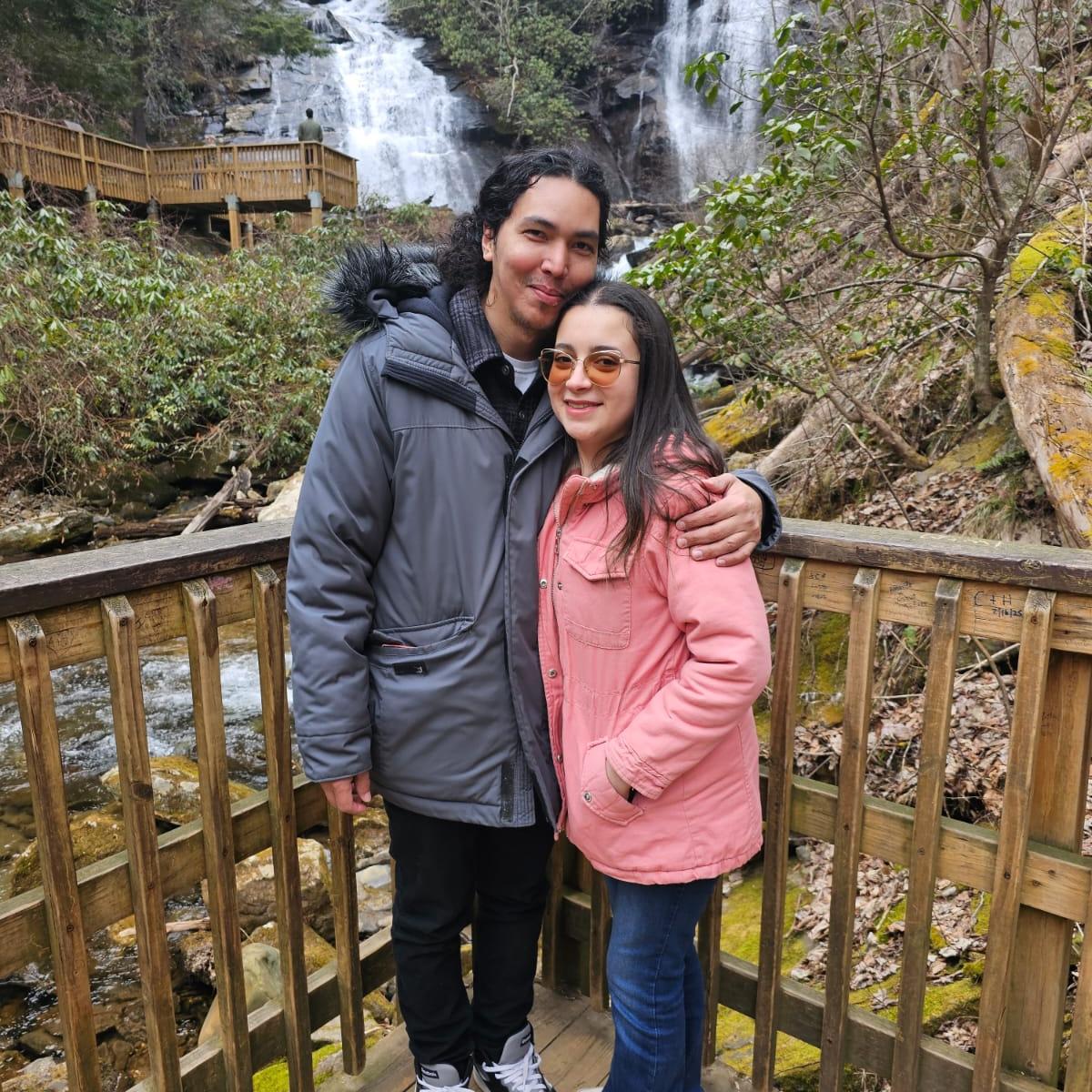 This is a photo after we realized that Helen, GA was a bit too crowded for us. We retreated back to the park nearby and it was so much more relaxing!