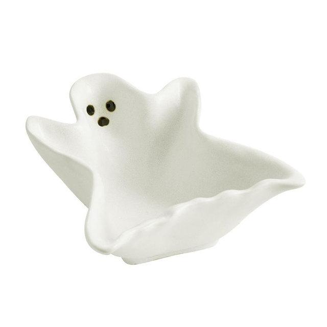 Ghost Shaped Stoneware Individual Bowl, Set of 4 - Small
