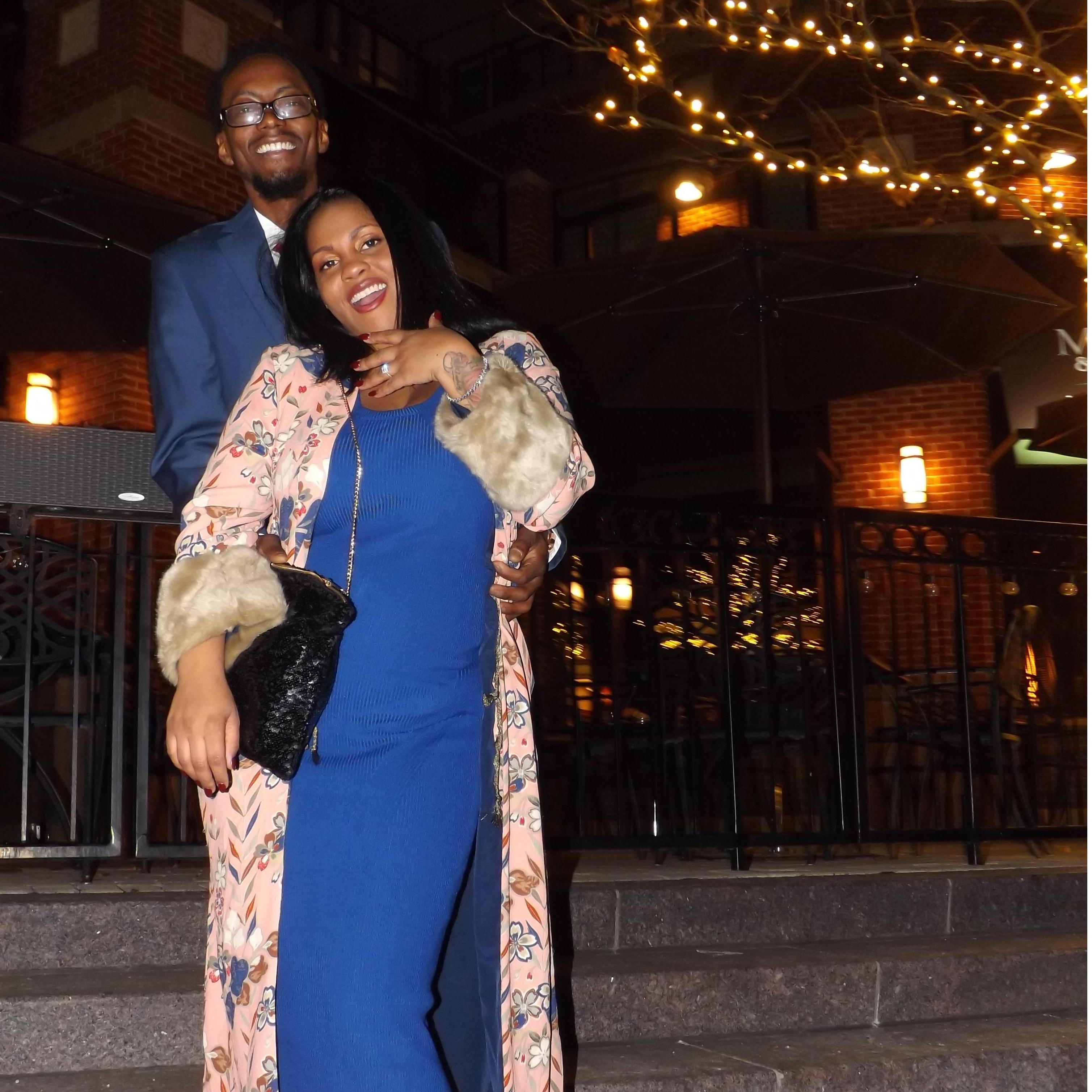 He turned my birthday dinner into an engagement party