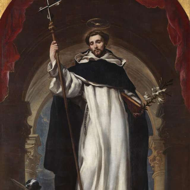 Saint Dominic | Sacred Art Print | Multiple Sizes | Spanish Baroque Religious Painting Reproduction