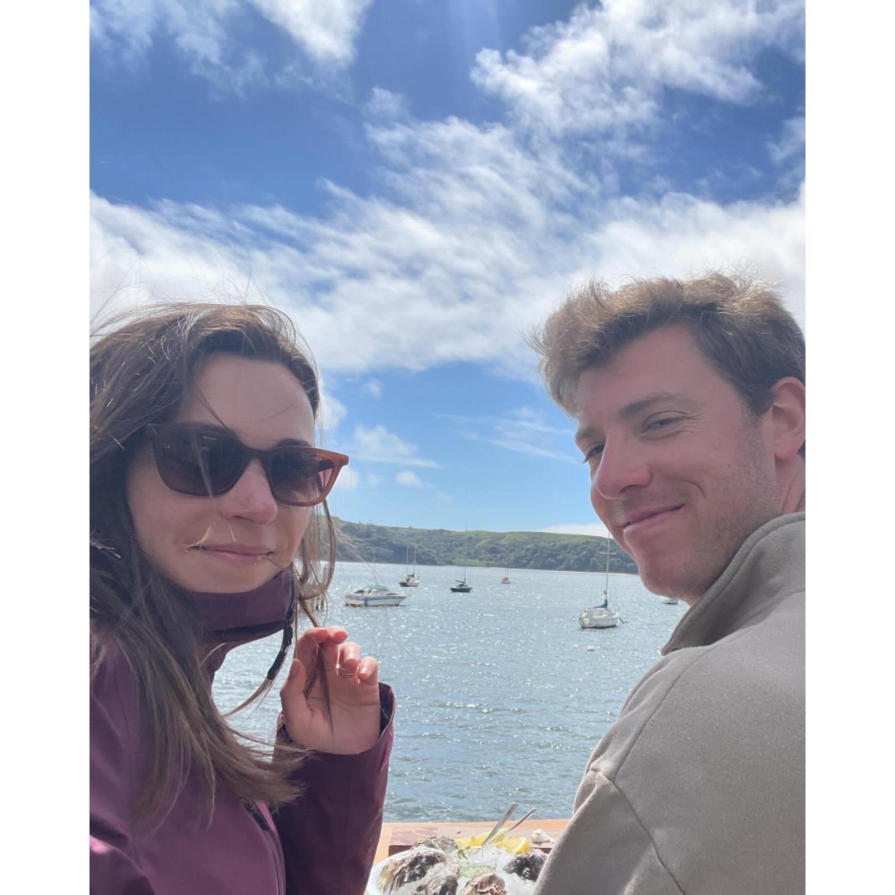 Post-engagement at Marshall Store, 2024 (Marshall, CA)
