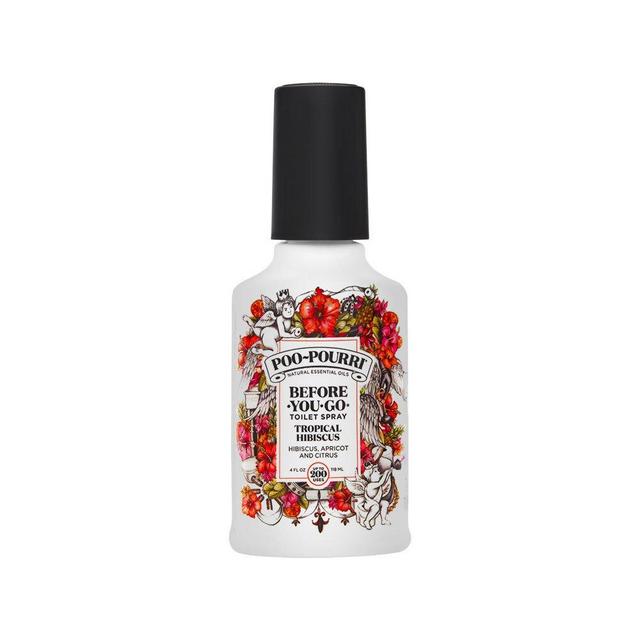 Poo-Pourri Tropical Hibiscus Go Toilet Spray 4 oz Bottle, Scent, 4 Fl Oz, 4 Fl Oz