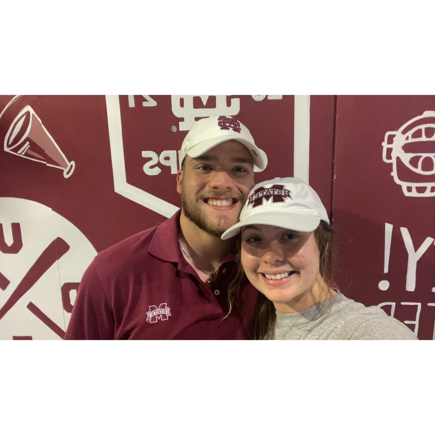 Our first baseball game together