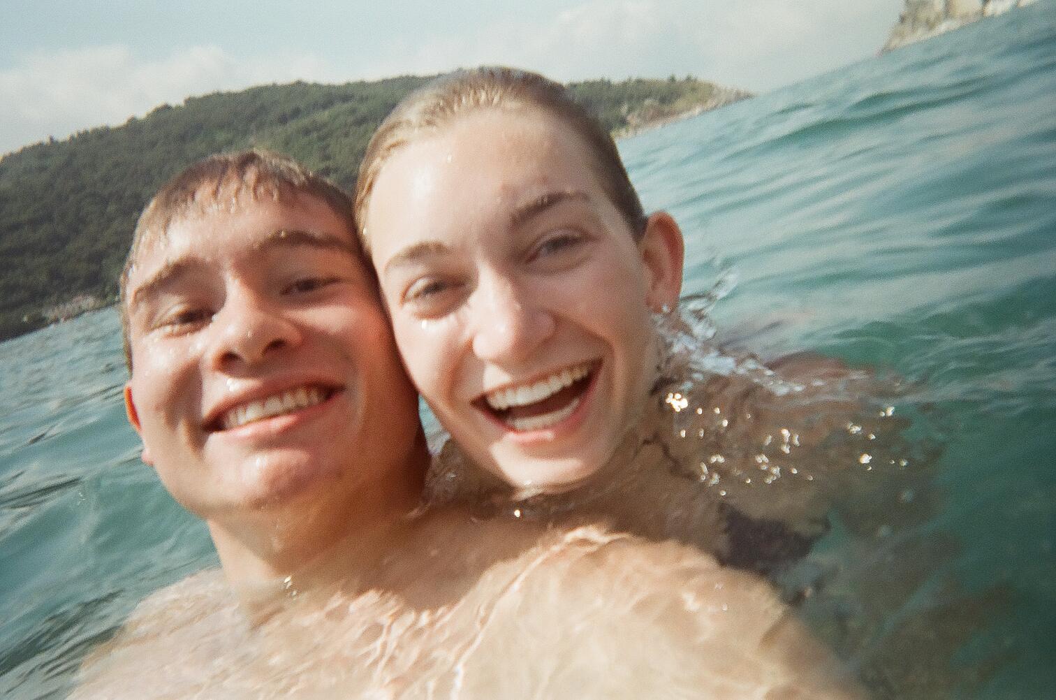 Just jumped off a sailboat in cinque terre Italy!