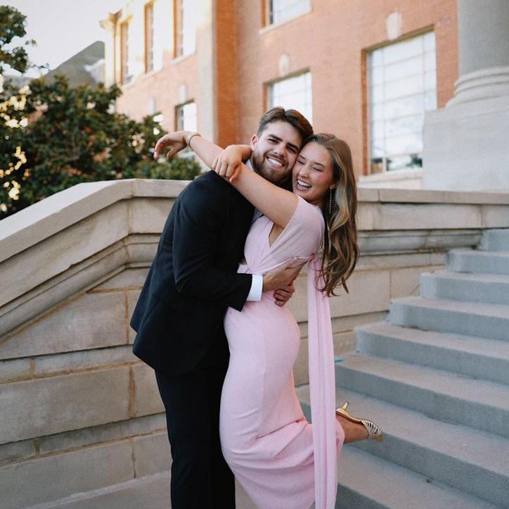 we went to dinner, and Quinn asked ty to tell her our story from his pov. He wrapped up and said "and now we are here!" I teasingly said "where are we ty? Where!"... he was proposing in a week!