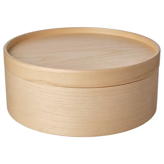 MALLGRODABox with lid, ash veneer9 ¾x4 "