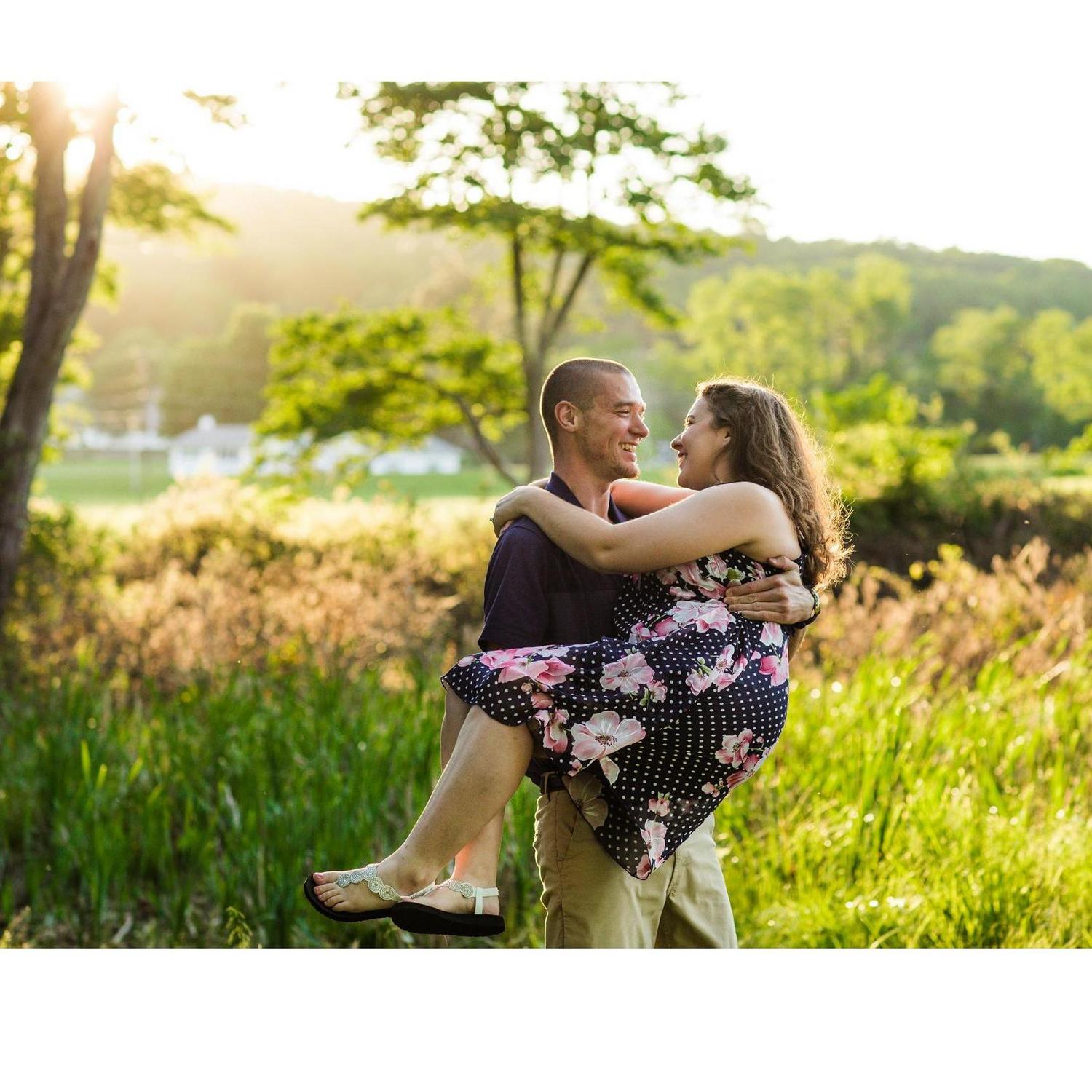 One of our amazing engagement photos.