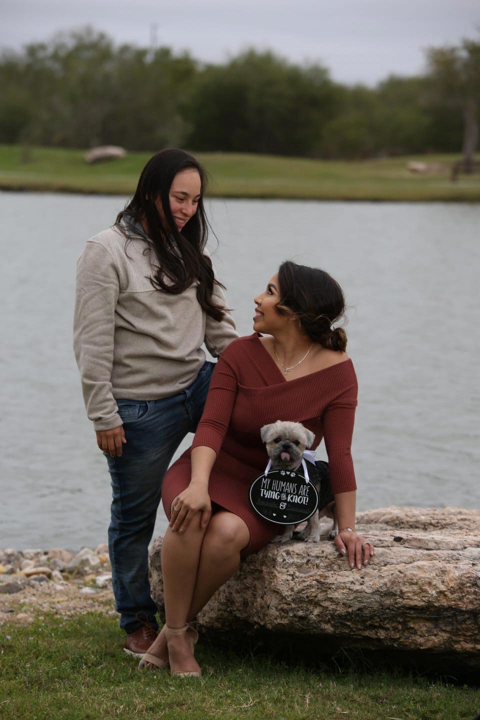 Our 1st Engagement photo shoot with our baby Oswin! 
Mind you it was windy and so cold in the VALLEY that day
Photo Credit: julio montalvo