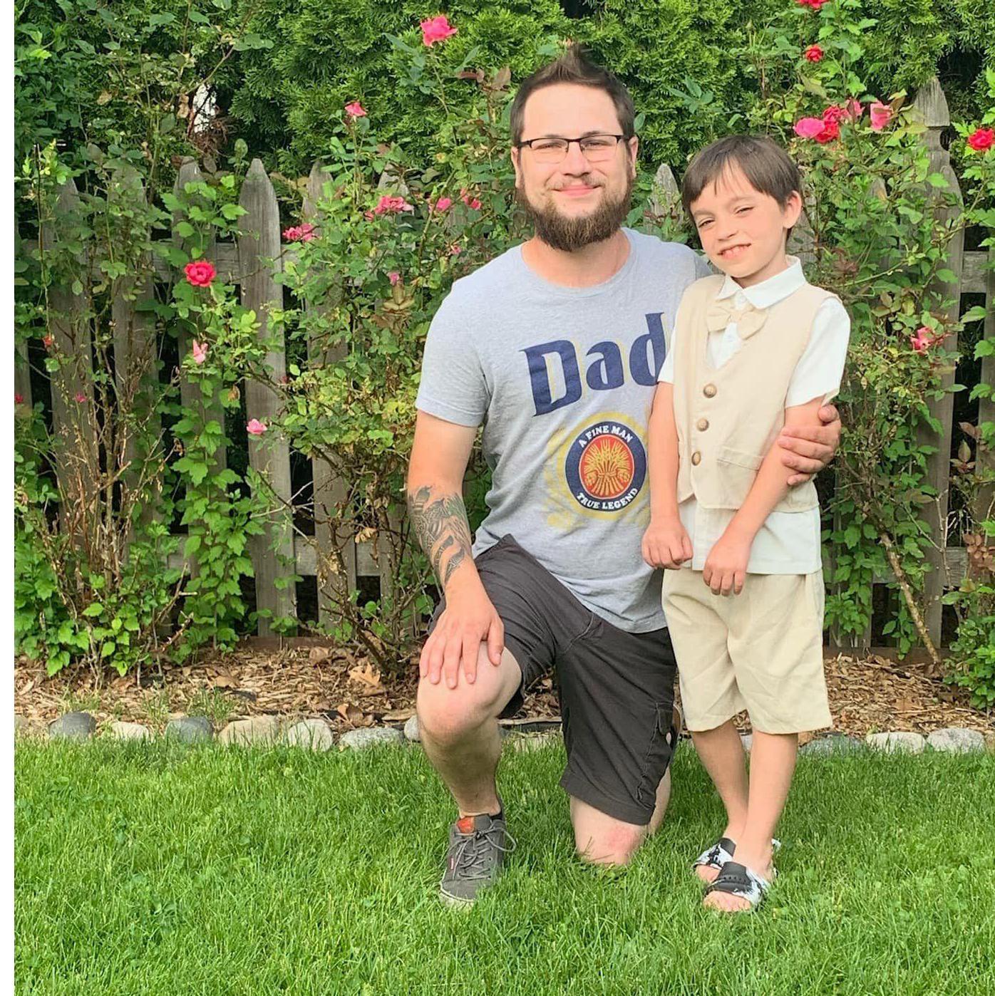 Patrick and Jack on Father's Day