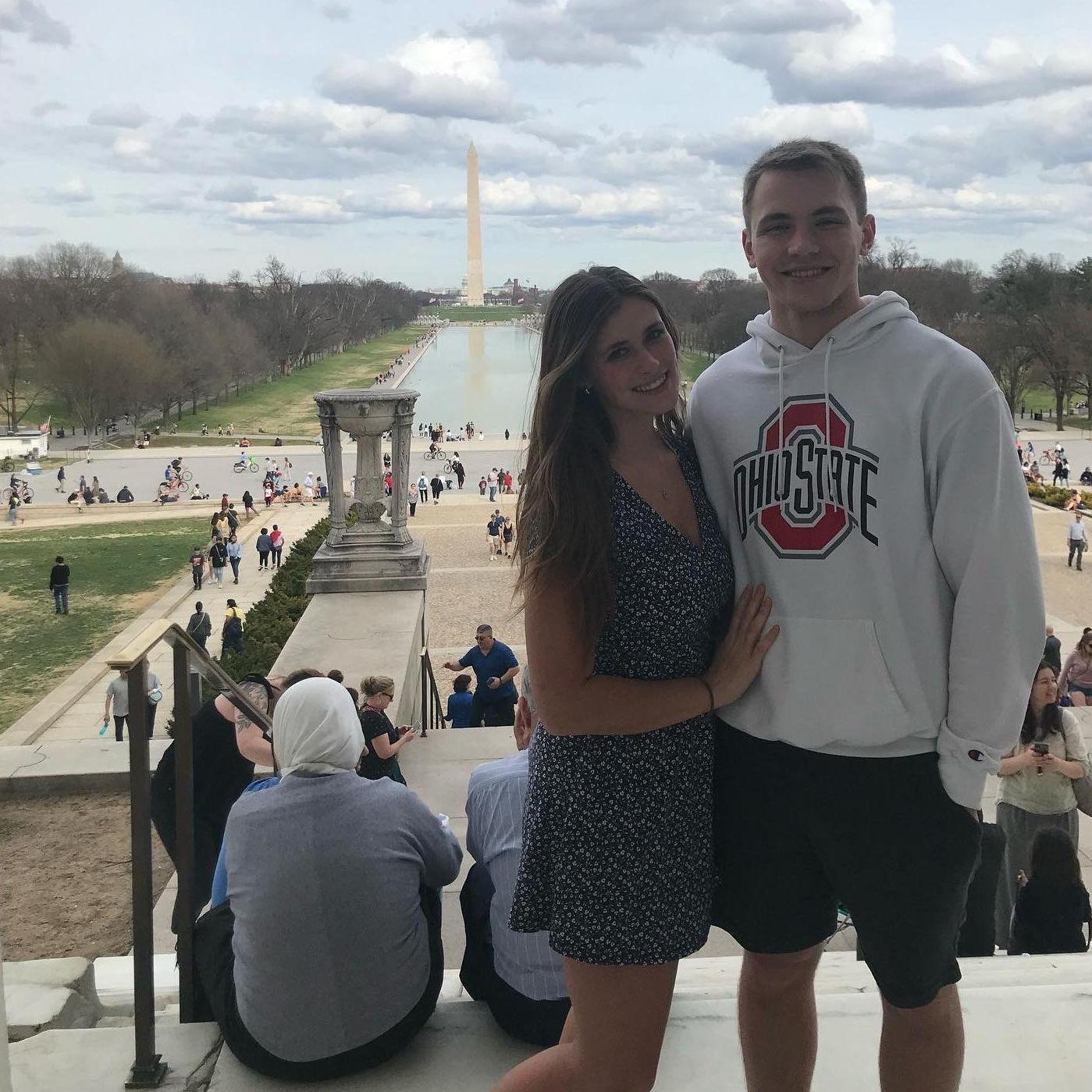Hailey's first trip to DC with Robbie!